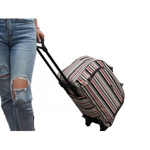 Valise de voyage &agrave; roulettes 20 pouces - Multicolore, bagage cabine, valise &agrave; roulettes, sac de voyage - Neuf