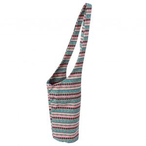 Sac De Transport Pour Tapis De Yoga Tendance, Sac De Rangement Multifonction Pour Exercices De Yoga Et Fournitures De Fitness (Couleur Fleur) - Neuf