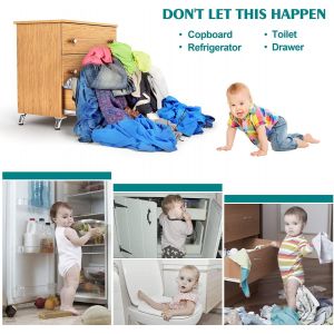 10 Pack S&eacute;curit&eacute; B&eacute;b&eacute; Verrouille Pas Besoin D'outils, Serrures De S&eacute;curit&eacute; Pour B&eacute;b&eacute; Et Des Enfants, Sur Les Placards, Les Armoires, Les Tiroirs, Les R&eacute;frig&eacute;rateurs, Les - Neuf