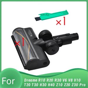 Brosse de sol &eacute;lectrique pour aspirateur R10, R20, R30, T30, V6, t&ecirc;te de brosse &agrave; rouleau souple avec &eacute;clairage LED anti-poussi&egrave;re - Neuf