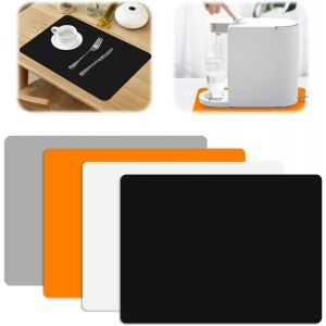 SUBZONAL-4 Pi&egrave;ces Tapis en Silicone, 40 X 30 cm Tapis Antid&eacute;rapant, Tapis de Cuisson, Tapis de Table pour R&eacute;sine Coul&eacute;e, Artisanat Tapis de Peinture, R&eacute;sistant &agrave; la Chaleur Tapis Silicone Resine Epox - Neuf