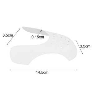 Protections De Baskets &Eacute;cologiques &iquest; Protections Universelles Anti-Plis Pour Chaussures, Design Antid&eacute;rapant Confortable, Ajustement Personnalisable, 2 Paires - Neuf