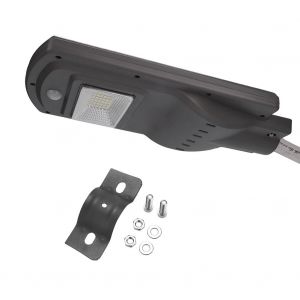 HJLIAN Applique murale solaire a LED 48 W avec detecteur de mouvement et radar pour jardin et portail - Neuf