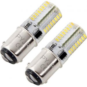 Ba15d Led 12v Ampoule 6 W,Baïonnette Double Contact Ampoule,40w Équivalent Blanc Froid 6000k,Pour Eclairage Intérieur Et Bateau. Lot De 2. - Neuf