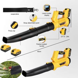 Souffleur Pro Sans Fil Batterie 6 Vitesses Makita 18v, Modele: 2 Batteries - Neuf