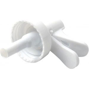 Pompe universelle de distributeur d'eau en plastique blanc pour cruche d'eau de 5 gallons - Neuf
