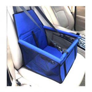 Chien De Couverture De Si&egrave;ge De Voiture Hamac Pour Les Chiens Et Les Chats, Pliable Pet Sac De Voyage, Imperm&eacute;able &Agrave; L'eau, Bleu, 40x30x25cm - Neuf
