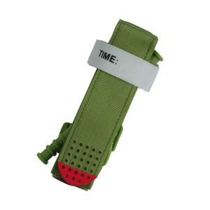 Garrot Cat Bleu/Rouge/Kaki/Noir,1 Pièce,Tourniquet De Combat Tactique De Survie En Plein Air,Premiers Secours Rotatifs D'urgence Edc Ifak -Vert - Neuf