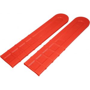 MEVRONISSHOP-Lot de 2 Fourreaux de Protection en Plastique pour Guide-Cha&icirc;ne de Tron&ccedil;onneuse 50 CM Cache-Cha&icirc;ne Anti-Rayures pour Tron&ccedil;onneuse Accessoire de S&eacute;curit&eacute; et Transport en - Neuf
