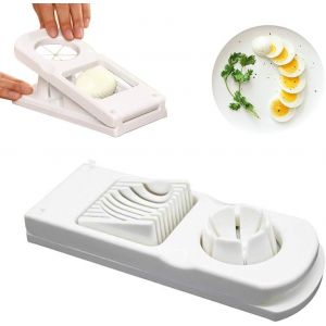 Chenquansarl-Coupe-?ufs 2 En 1, Coupe-?ufs Universel, Fil De Coupe En Acier Inoxydable, Div Ur D'?ufs, Les Ustensiles De Cuisine Peuvent Couper Les ?ufs, Utilisés Pour Couper Les ?ufs, Les Champignon - Neuf