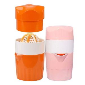 Presse-Agrumes Manuelle 2 Pi&egrave;ces, Presse &Agrave; Jus Portable Et Facile D'utilisation Pour Fruits Et L&eacute;gumes, 17 X 9,5 Cm, Sans Bpa, Id&eacute;ale Pour La Cuisine Et Les D&eacute;placements - Neuf