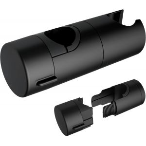 KAL-Support De Douche Réglable Pour Colonne De Douche D'Un Diamètre De 22 À 24 Mm - Noir - Neuf