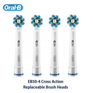 Oral B-Têtes De Brosse À Dents Électrique À Rotation Propre Et Précise,Véritables Brosses De Subdivision,4 Têtes,Eb17,Eb18,Eb20,Eb25,Eb30,Eb50,Eb60.Eb50 Brush Heads. - Neuf