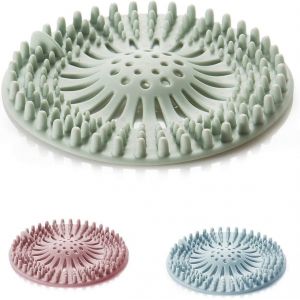 Lot de 3 grilles de vidange pour douche et baignoire - Neuf