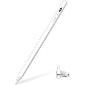ERYI-Stylet Air 8 Pour Ipad 2018-2025,Pencil Avec Ipad 7/8/9/10/11 A16,Mini 5/6,Air 3/4/5/M2/M3,Pro M4/13/12.9/11 Inch,Charge Rapide Stylet Crayon Avec Précision Au Pixel Près Et Rejet De La Paume - Neuf