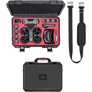 Avata 2-Étui De Transport Rigide Étanche Pour Dji Avata 2 Fly More Combo-Valise Portable-Boîte De Sécurité Pour Drone Et Accessoires-Coque De Rangement De Voyage,Noir,Étui De - Neuf
