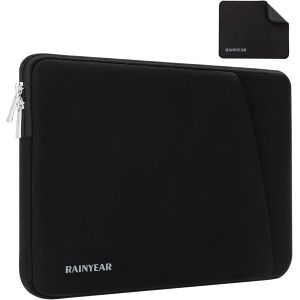 SJZG-Rainyear Housse De Protection Pour Ordinateur Portable Pour Macbook Pro 16 Pouces M4/M3/M2/M1 Pro/Max A3403 A3186 A2991 A2780 A2485, 16 Pouces Lenovo Thinkbook Ideapad Hp Dell Chromebook, Noir - Neuf