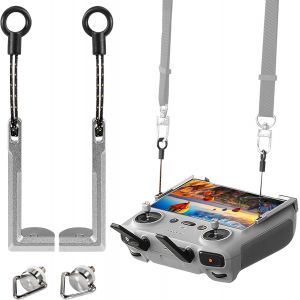 Sangles M&eacute;talliques 2 En 1 Pour Dji Rc/Rc 2/Mini 4k/Mini 3/Air 3s/Mavic 3 Accessoires De Drones Maintenir L'&eacute;cran Du Contr&ocirc;leur - Neuf