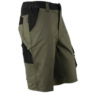 Bermuda De Travail Homme Ulysse Coton Polyester Kaki Gris 38 &Agrave; 50 - Neuf