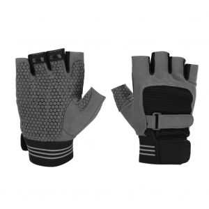 Boodun 1 Paire De Gants De Sport Antiderapants Pour Halterophilie, Protection Demi-Doigts (L) - Neuf