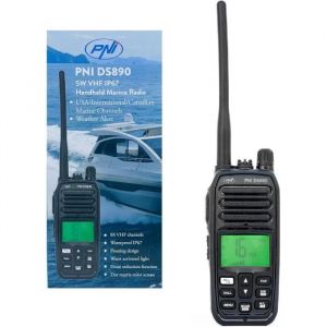 PNI DS890 Émetteur Radio Maritime Portable 88 canaux,10 canaux météorologiques,Squelch réglable,Roger Beep,Dual Watch,Scan,Call,N - Neuf