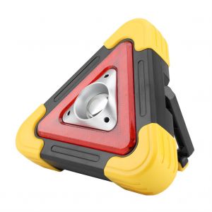 HJLIAN Lampe de travail COB portable a energie solaire 30 W pour camping, avec poignee pliable, ideale pour une tente (rouge) - Neuf