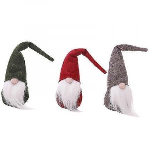 Les D&eacute;corations De No&euml;l Gnomes 3pcs En Peluche Pour La Maison Nordique Ornaments5. Vacances Gnomes D&eacute;cor 3pcs Peluche Set Pour No&euml;l Scandinave - Neuf