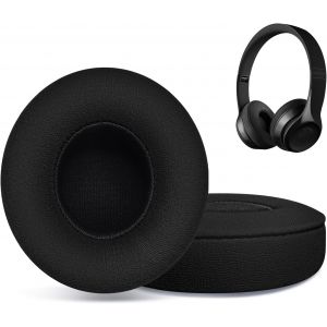 KAL-Coussinets De Rechange Pour Casque Beats Solo 2 & Solo 3 Sans Fil En Cuir Protéiné Souple, Noir - Neuf