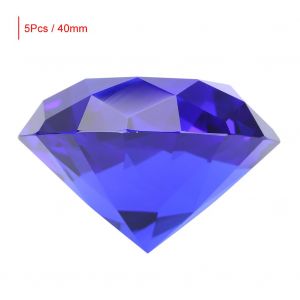 Presse-papier en cristal, decoration en diamant - Neuf