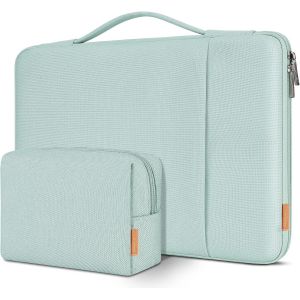 Housse De Protection Pour Ordinateur Portable 16 Pouces De Housse De Protection Antichoc Pour 16"" Dell/Hp Pavilion Envy/Thinkpad Ideapad/Asus Vivobook, Menthe Verte - Neuf