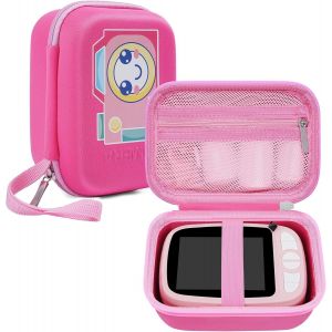 &Eacute;tui pour Appareil Photo Instantan&eacute; Enfant, Compatible avec Uleway/GlobalCrown/DDULEOG/ASTGMI Appareil Photo pour Enfants, Papier D'impression et Pen &Eacute;tuis de Protection Rose (&Eacute;tui Uniquement) - Neuf