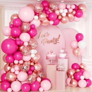 AYUHR-Kit Arche Ballon Bleu Marine, 120 pièces Arche Ballons Anniversaire Bleu Argent, Guirlande Ballon Bleu pour Decoration Anniversaire Mariage Graduation Bapteme Baby Shower - Neuf
