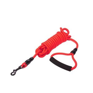 Laisse De Dressage Pour Chien De Qualit&eacute; Sup&eacute;rieure De 9,7 M - Longue Corde Polyvalente Pour L'entra&icirc;nement, Le Jeu Et Les Aventures En Plein Air - Poign&eacute;e Rembourr&eacute;e Confortable - Neuf