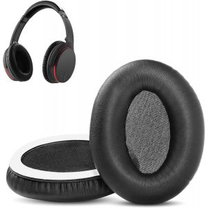 Coussinets Compatibles avec August EP735 Casques Bluetooth v4.1 &agrave; R&eacute;duction de Bruit Active de Remplacement Coussin (Cuir Prot&eacute;in&eacute;/Mousse M&eacute;moire) - Neuf