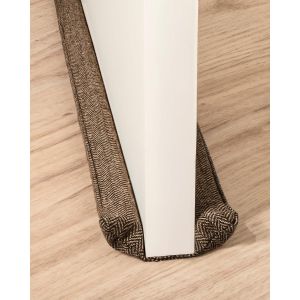 WAYI-Boudin De Porte De 70 À 100Cm Tissu Lavable-Économie D'Énergie-Non Adapté Aux Moquettes-Comprend Un Sac De Rangement-Marron - Neuf