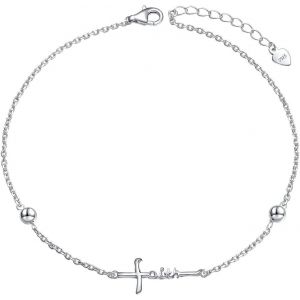Cmjaagur-Bracelet De Cheville Pour Femme Mauvais ?il/Turquo Créée/Infini/C?ur/Fleur De Lotus En Couches Chaîne De Cheville Réglable Pour L'été Plage Bracelet De Cheville Bijoux Cadeau, Argen[M789] - Neuf