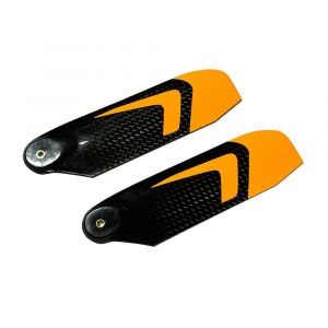 1 Paire De Pales De Queue En Fibre De Carbone De 105 Mm Pour H&eacute;licopt&egrave;re Rc De Classe 700 - Neuf