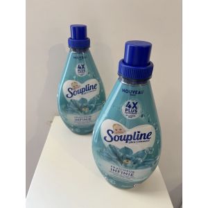 Soupline Ultra Concentr&eacute; Fra&icirc;cheur Infinie Douceur Du Lagon 2 Bidons 114 Lavages - Neuf