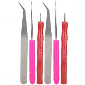 2 Ensembles Papier Quilling Outils Kits Papier Roul&eacute; &Agrave; La Main Papier Stylo Pince &Agrave; &Eacute;piler Fente Stylo Ensemble (3pcs X 2sets) - Neuf