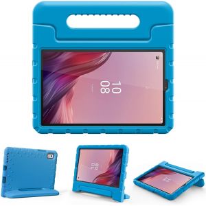 NAERYUT-Coque Antichoc Enfant Pour Lenovo Tab M9 9"" 2023,&Eacute;tui Ultra L&eacute;ger R&eacute;sistant Aux Chocs Robuste Enfant Pour Lenovo Tab M9 9 Pouces,Housse De Protection Rotatif Poign&eacute;e Fonction Stand -Bleu - Neuf