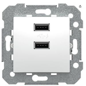 Chargeur double USB BJC Viva, blanc, 23580 - Neuf