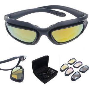Subzonal-Polaris&eacute; Conduite &Eacute;quitation Lentille Lunettes Des Lunettes De Soleil Avec 4 Lentilles Pour Moto V&eacute;lo Activit&eacute;s De Plein Air Chasse Sportive - Neuf