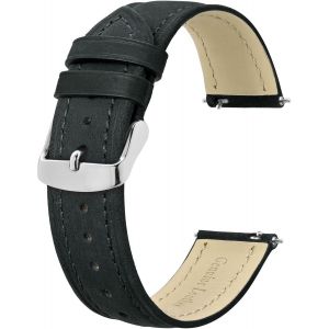 Kal-Bracelets De Montre Extra Longs 18mm 20mm 22mm 24mm, Bracelets En Cuir Pour Hommes, Bracelet De Remplacement Xl Pour Grands Poignets - Neuf