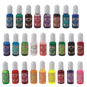 26pcs Colorant Color&eacute; Pour Peinture En R&eacute;sine &Eacute;poxy Colorant Pour Cadeau De Coloration En R&eacute;sine - Neuf