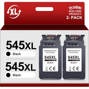 PG-545XL PG 545 XL Noir Cartouche d'encre Remplacement pour Canon 545 Cartouche XL pour Pixma MX495 TS3150 TS3350 TS3151 TS3351 MG2550S MG2555S MG3050 MG2950 MG3051 MG2450 MG2500 TR4550 TR4551 - Neuf