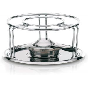 Subzonal-R&eacute;chaud &Agrave; Fondue Au Fromage Avec Br&ucirc;leur &Agrave; P&acirc;te Maxi, R&eacute;chaud En M&eacute;tal Chrom&eacute; Pour Fondue, R&eacute;cipient Pour P&acirc;te &Agrave; Br&ucirc;ler, Chauffe-Plats - Neuf