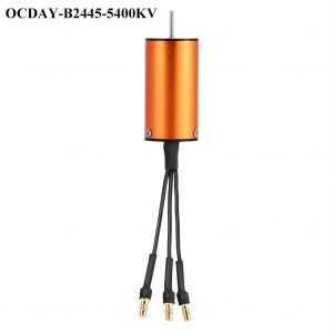 Moteur Etanche 4 Poles Sans Capteur Pour Voiture Telecommandee 1:18/1:16 (5400 Kv) - Neuf