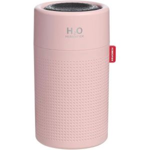 Humidificateur d'air portable 750 ml, grande capacité, rechargeable, diffuseur ultrasonique de brouillard d'eau, pulvérisateur d'eau (rose) - Neuf