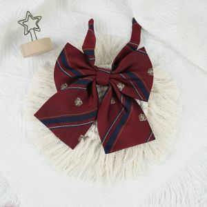 Uniforme Japonais Jk Avec Bandes Élastiques,Cravate Pour Hommes Et Femmes,Fournitures Scolaires,Uniforme Scolaire Simple Rayé Quotidien,Cravate De Style Campus - Neuf
