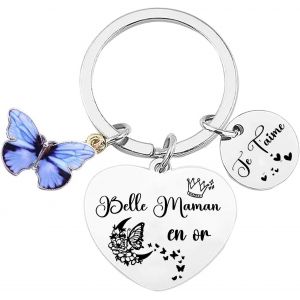 KAL-Cadeau De No&euml;l Maman Porte-Cl&eacute;s Porte Cl&eacute; Maman Porte Clef Maman Porte Cl&eacute; Maman Je T'Aime Porte Cl&eacute; Maman Fille - Neuf
